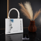 Mera kaptaan - Never give up white premium bag