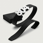 Premium Genuine Leather Belt for Men – Classic Formal & Casual Wear with 804 Box Packaging