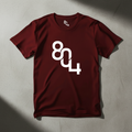 The 804 Legacy Tee Burgundy / Oxblood