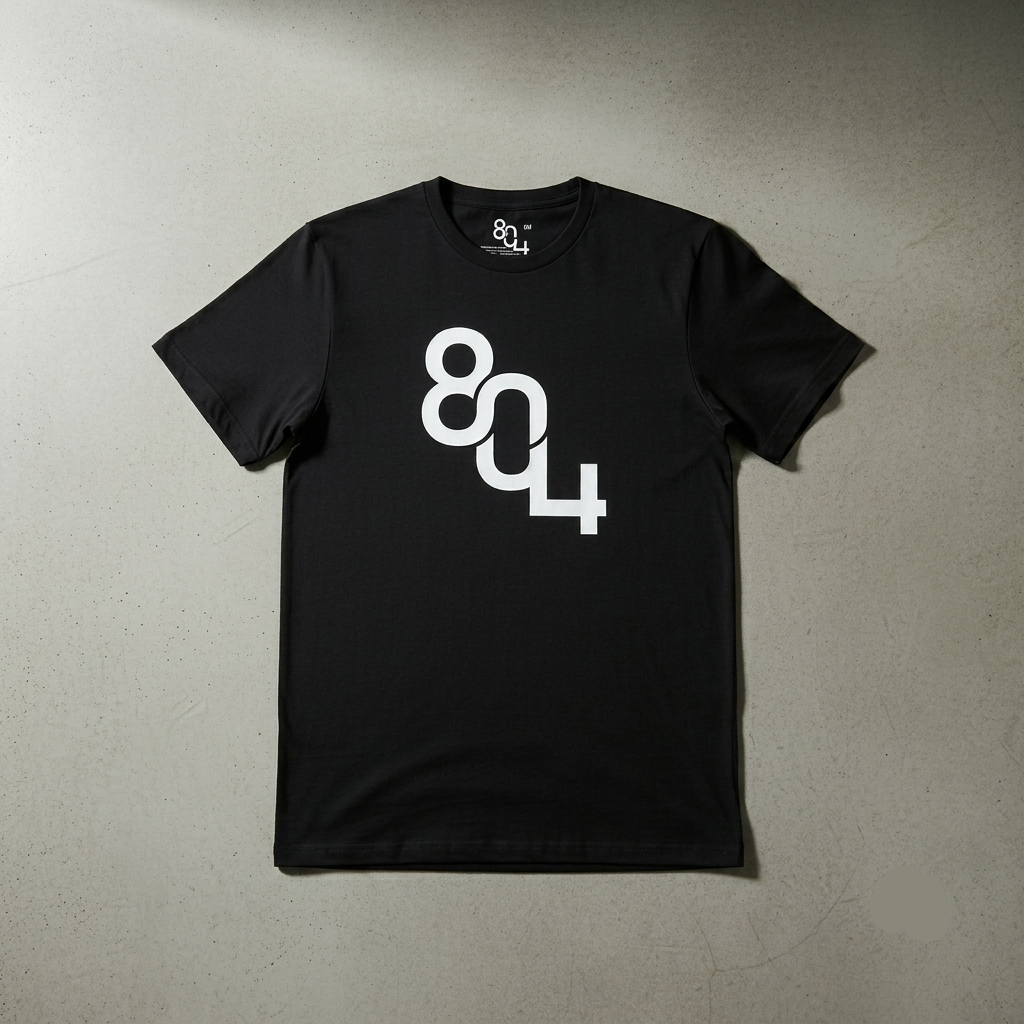 The 804 Legacy Tee midnight black