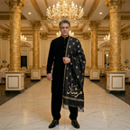 "Murshad" Embroidered Shawl