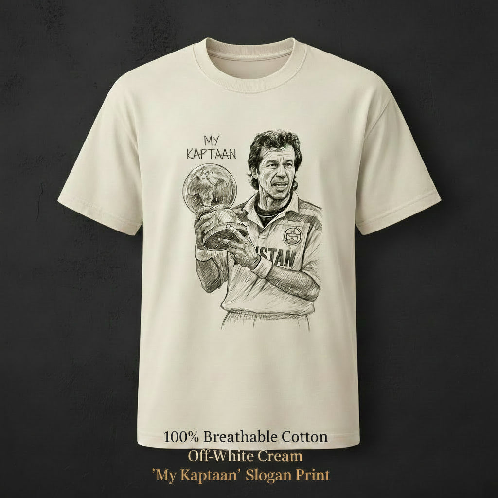 Imran Khan Graphic Print Men's T-Shirt – Premium Cotton Casual Tee, Short Sleeve Crew Neck