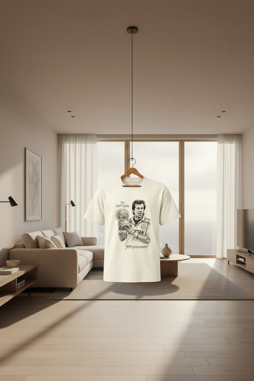 Imran Khan Graphic Print Men's T-Shirt – Premium Cotton Casual Tee, Short Sleeve Crew Neck
