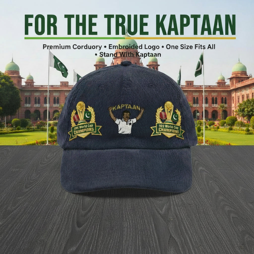 “Mera Kaptaan” Printed Fighter Cap – Premium Cotton Adjustable Baseball Cap