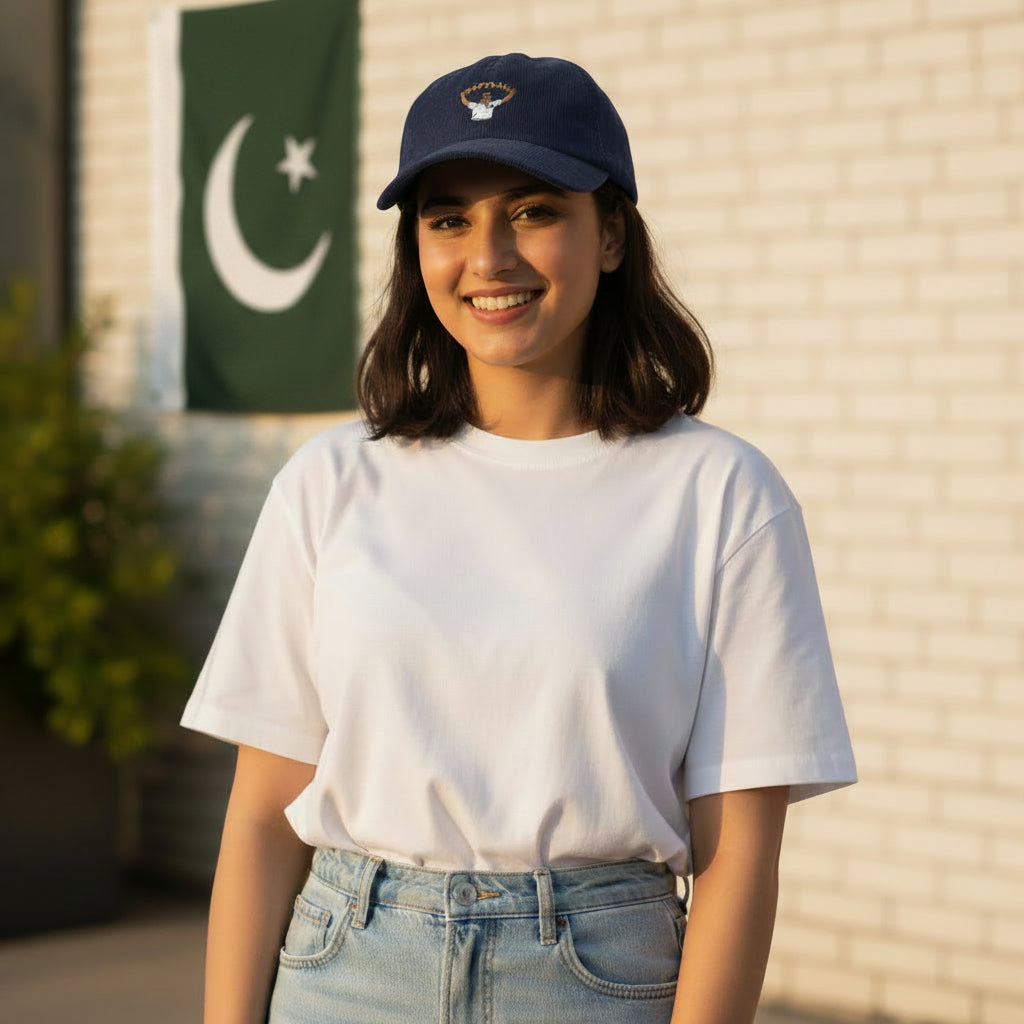 “Mera Kaptaan” Printed Fighter Cap – Premium Cotton Adjustable Baseball Cap