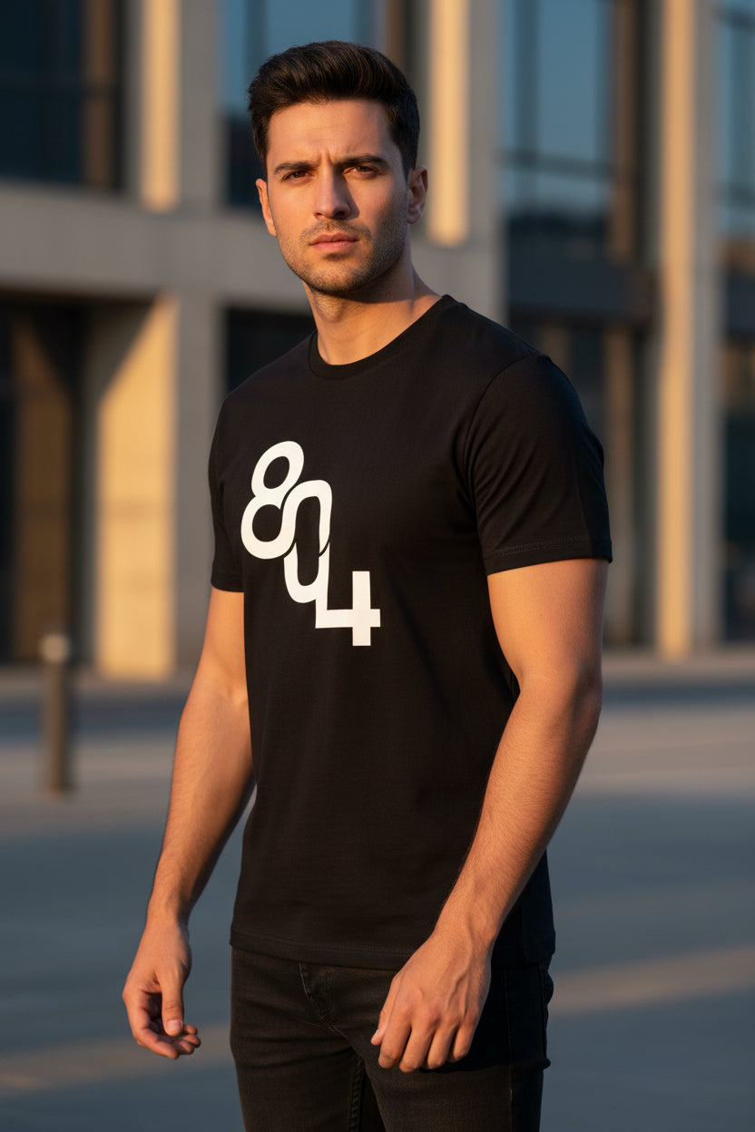 The 804 Legacy Tee midnight black